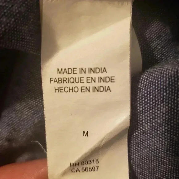 Lucky Brand Tuxedo Style Chambray Button Down - Picture 10 of 10